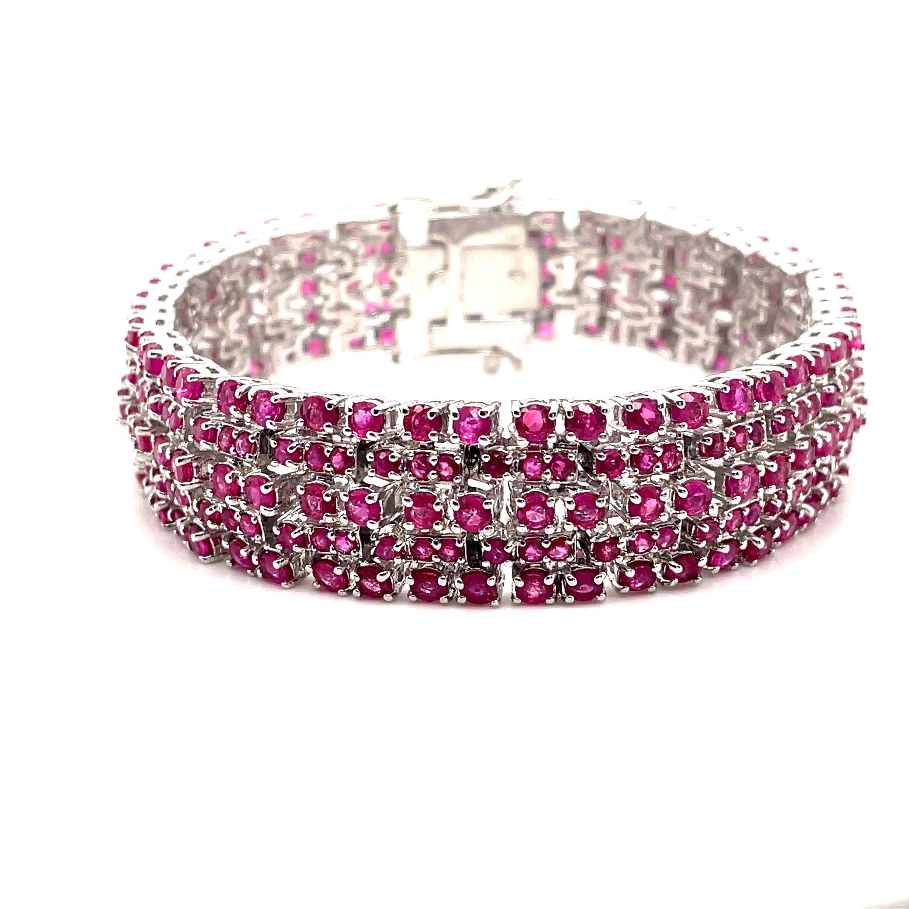 Sapphire Bracelet in .925 Sterling Silver - KSD 43672